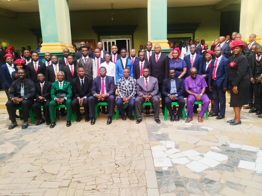 A Cross Section Picture of The Graduands and Chapter Executives at the NBTC Ogbomoso National Seminar