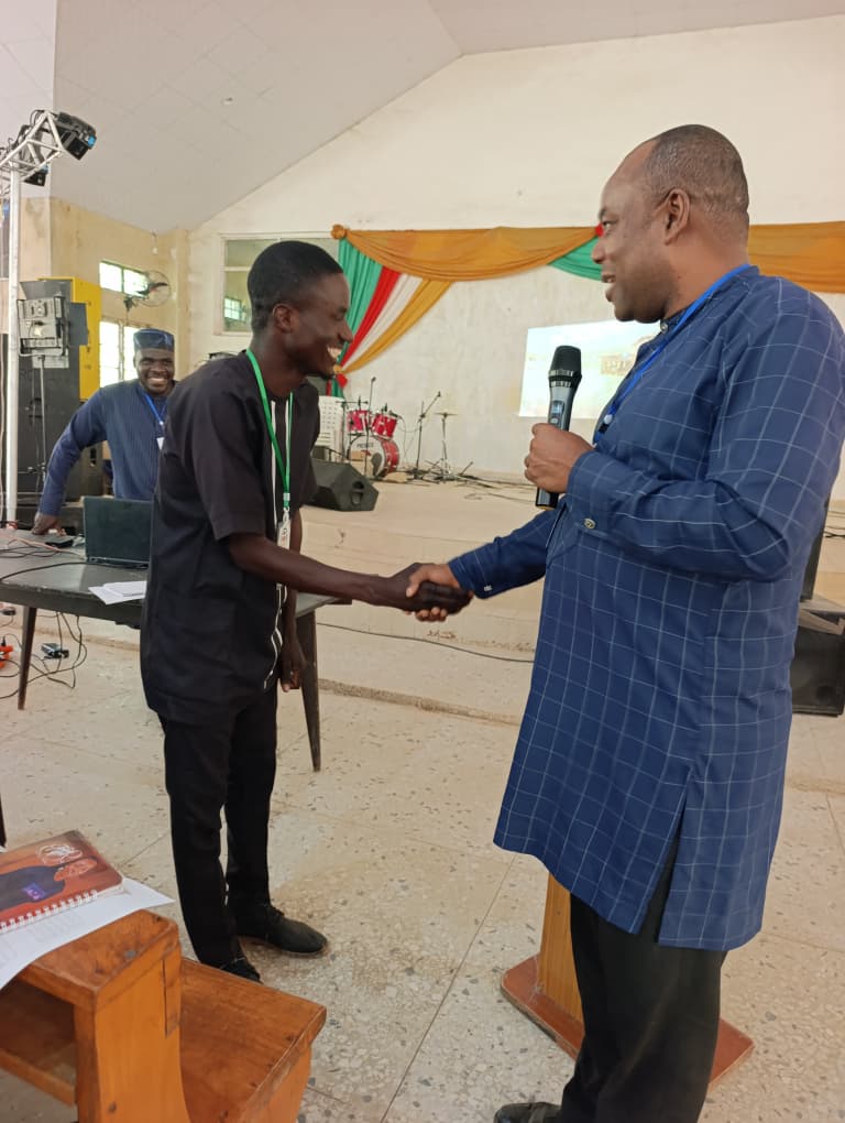 Dr. Iheanacho C. Iweha and a participant